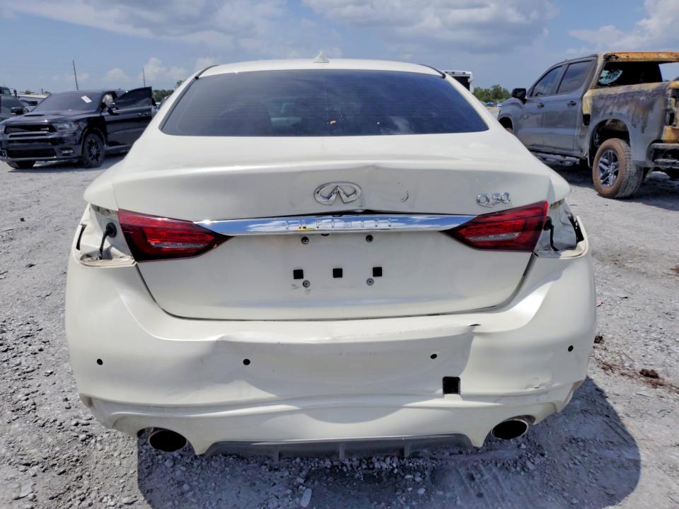 2021 Infiniti Q50 VIN JN1EV7BP7MM700772 COPART salvage auction — REAR END, Salvage Title, sold $7,300 on 2026-08-21 (photo 6)
