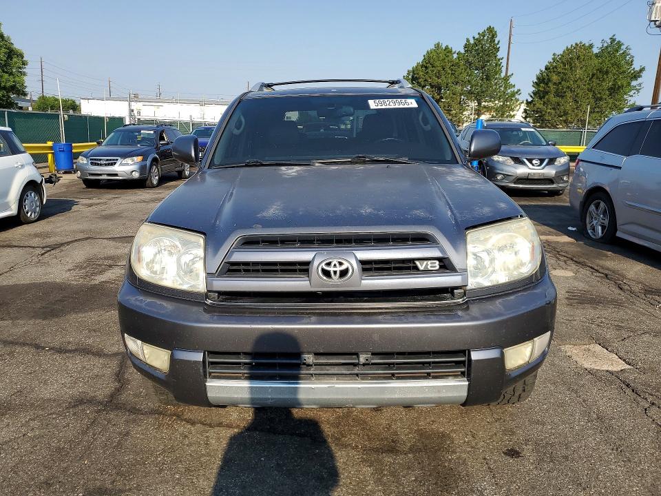 2003 Toyota 4runner VIN JTEBT17R130026827 COPART salvage auction — MECHANICAL, Co - Dis/Dlr/Exp Only Clean Title, sold $3,450 on 2026-07-07 (photo 5)