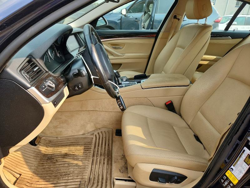 2015 BMW 5er VIN WBA5A7C55FD627844 COPART salvage auction — WATER/FLOOD, Nj - Cert Of Title-Salvage Flood, sold $1,150 on 2026-08-12 (photo 7)