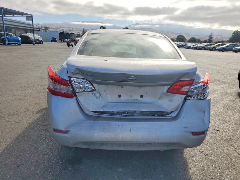 2015 Nissan Sentra VIN 3N1AB7AP4FY238227 COPART salvage auction — REAR END, Ca - Salvage Certificate, sold $525 on 2026-07-23 (photo 6)