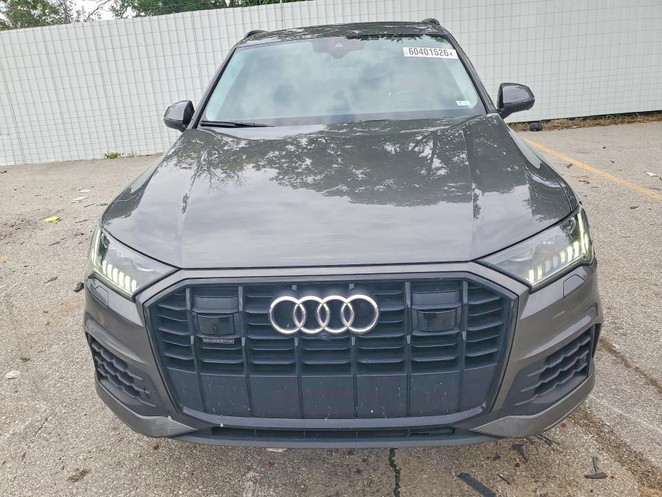 2021 Audi Q7 VIN WA1VXAF72MD033165 COPART salvage auction — HAIL, Mo - Salvage Certificate Of Title, sold $1,400 on 2026-07-28 (photo 5)