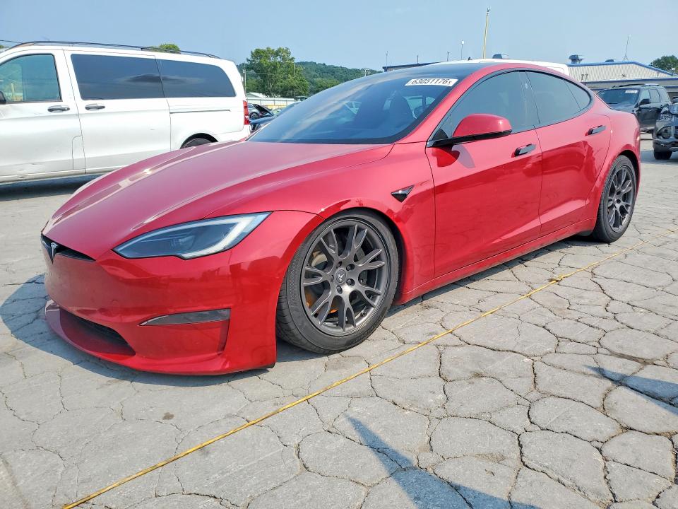 2022 Tesla Model s VIN 5YJSA1E50NF487290 — COPART salvage auction photo