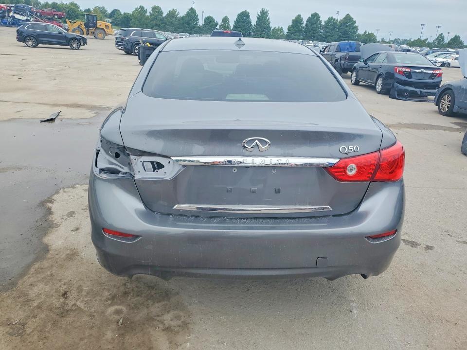 2016 Infiniti Q50 VIN JN1EV7AP9GM304512 COPART salvage auction — FRONT END, Mo - Certificate Of Title (P), sold $625 on 2026-07-31 (photo 6)