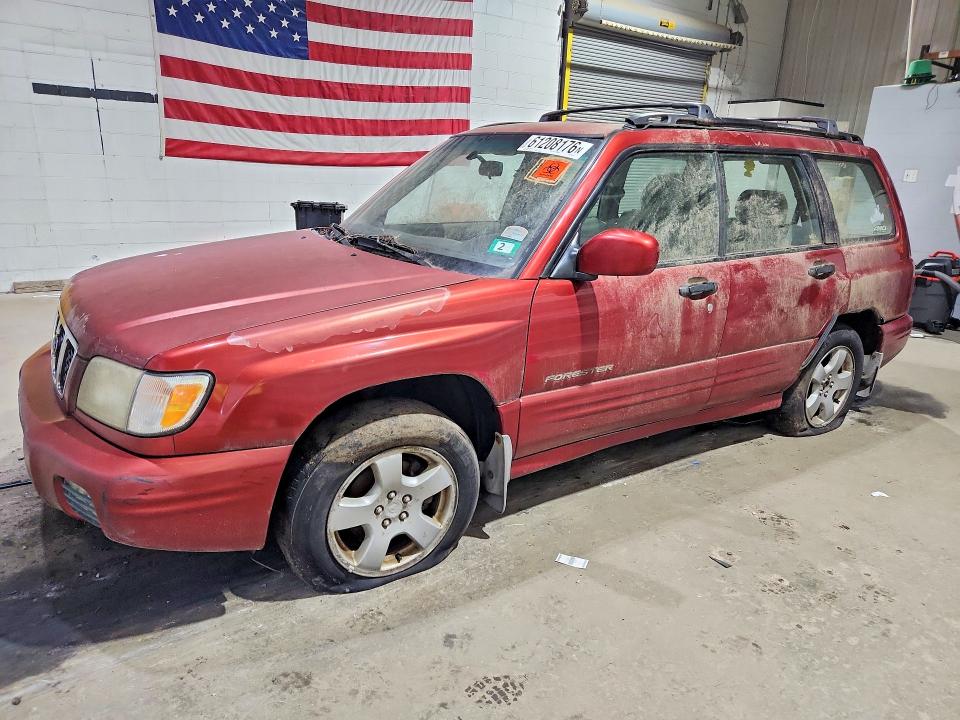 2002 Subaru Forester VIN JF1SF656X2H730399 COPART salvage auction — NORMAL WEAR, Nh - Certificate Of Title, sold $100 on 2026-07-30 (photo 1)