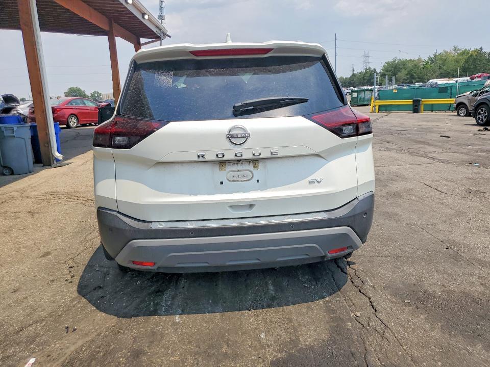2022 Nissan Rogue VIN 5N1BT3BA0NC701677 COPART salvage auction — FRONT END, TX - DIS/DLR/EXP ONLY CLEAN TITLE, sold $1,350 on 2026-07-18 (photo 6)