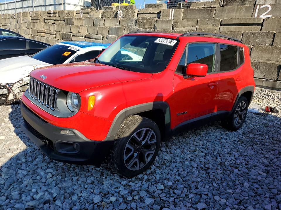 2017 Jeep Renegade VIN ZACCJBBB3HPF29548 COPART salvage auction — SIDE, Ky - Cert Of Title-Salvage, sold $1,700 on 2026-08-21 (photo 1)