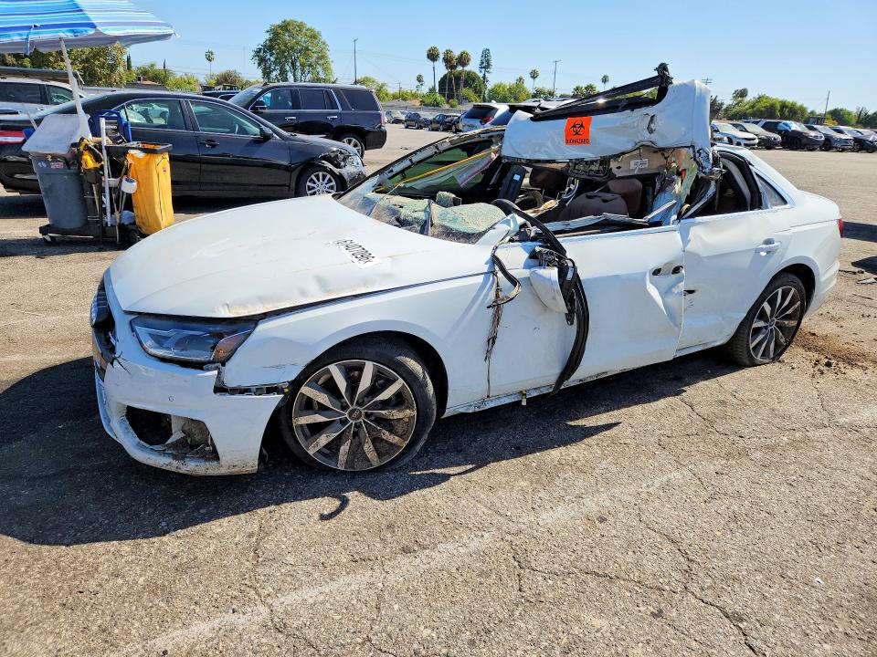 2021 Audi A4 VIN WAUABAF49MA069376 COPART salvage auction — ROLLOVER, Ca - Salvage Acquisition Billofsale, sold $2,600 on 2026-07-31 (photo 1)