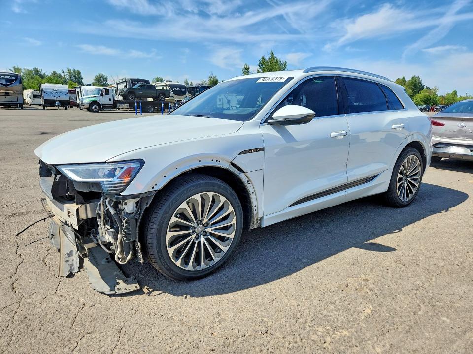 2019 Audi E-tron VIN WA1VABGE0KB020797 — COPART salvage auction photo