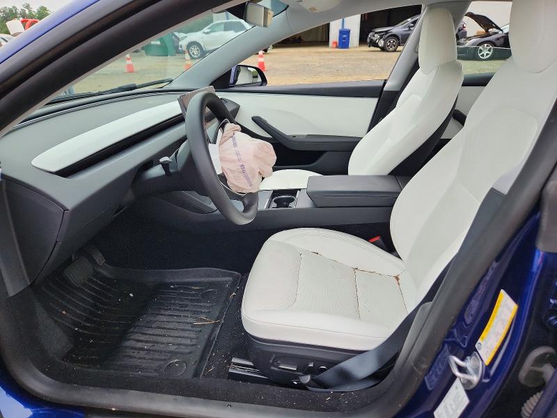 2026 Tesla Model 3 VIN 5YJ3E1EA1TF117615 COPART salvage auction — FRONT END, Nj - Cert Of Title-Salvage, sold $15,600 on 2026-09-09 (photo 7)