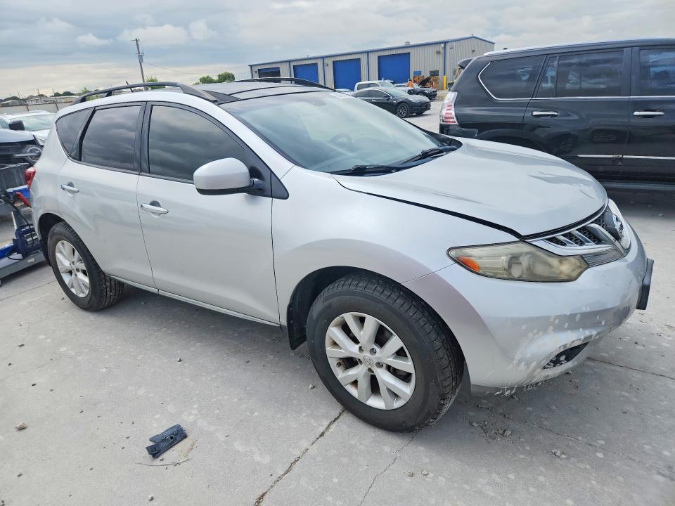 2013 Nissan Murano VIN JN8AZ1MU7DW204363 COPART salvage auction — NORMAL WEAR, Tx - Certificate Of Title, sold $400 on 2026-07-31 (photo 4)