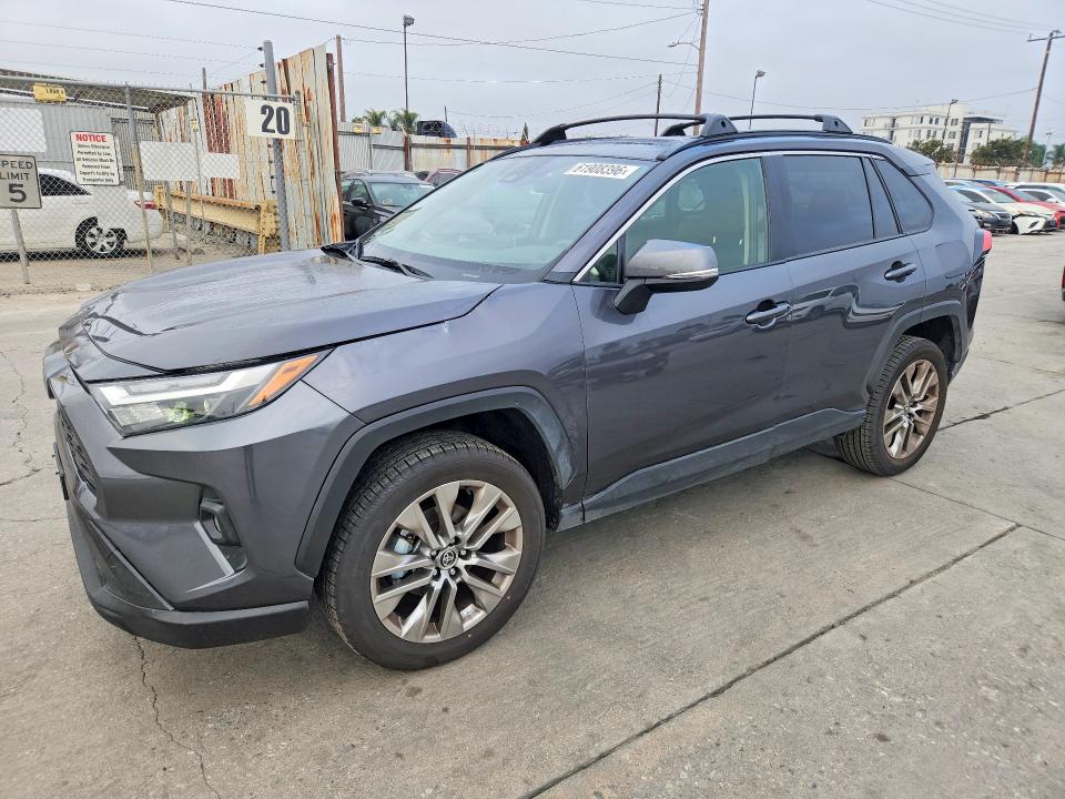 2025 Toyota Rav 4 VIN JTMC1RFV4SJ036840 COPART salvage auction — FRONT END, Ca - Salvage Certificate (P), sold $14,900 on 2026-07-29 (photo 1)