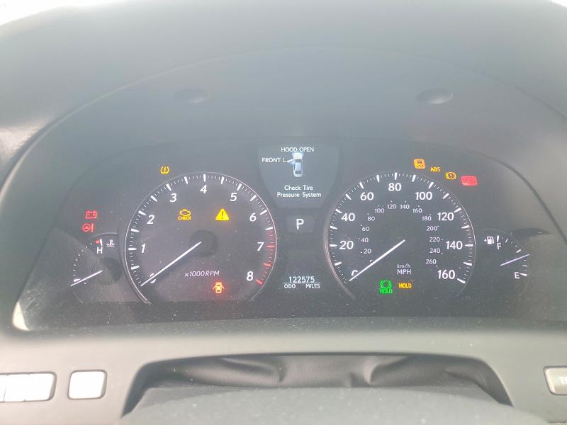 2008 Lexus Ls 460 VIN JTHBL46F585072215 COPART salvage auction — MECHANICAL, NJ - CERTIFICATE OF TITLE, sold $725 on 2026-07-28 (photo 9)