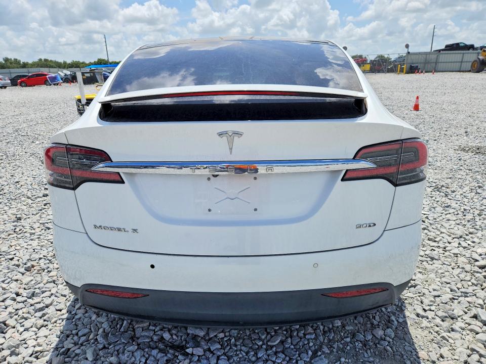 2016 Tesla Model x VIN 5YJXCBE2XGF027827 COPART salvage auction — FRONT END, MA - CERTIFICATE OF TITLE (P), sold $6,900 on 2026-07-31 (photo 6)