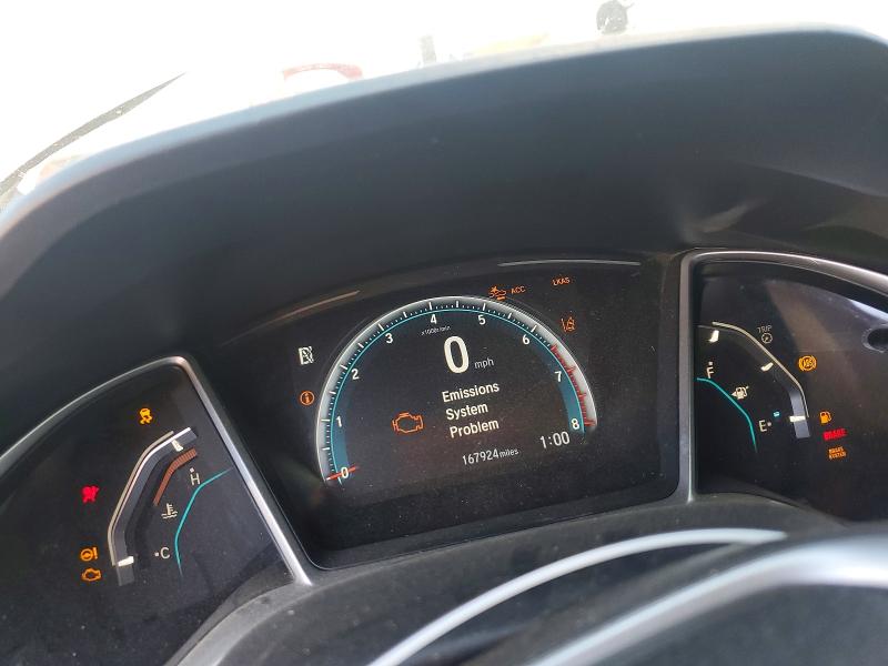 2019 Honda Civic VIN JHMFC1F34KX002710 COPART salvage auction — FRONT END, Ca - Salvage Certificate, sold $2,450 on 2026-07-20 (photo 9)
