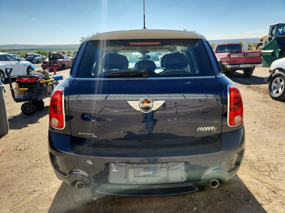 2012 Mini Cooper VIN WMWZC5C54CWL61541 COPART salvage auction — FRONT END, Nm - Cert Of Title-Salvage, sold $200 on 2026-08-17 (photo 6)
