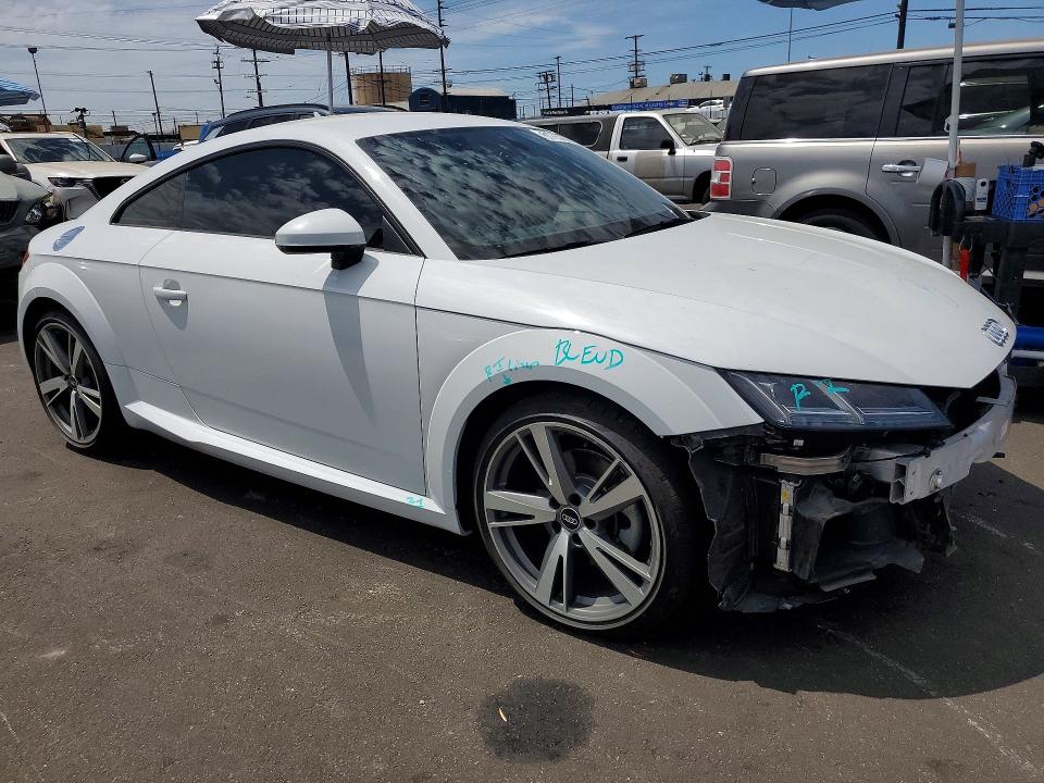 2021 Audi Tt VIN TRUAEAFV6M1004364 COPART salvage auction — FRONT END, Ca - Salvage Certificate, sold $12,200 on 2026-08-17 (photo 4)