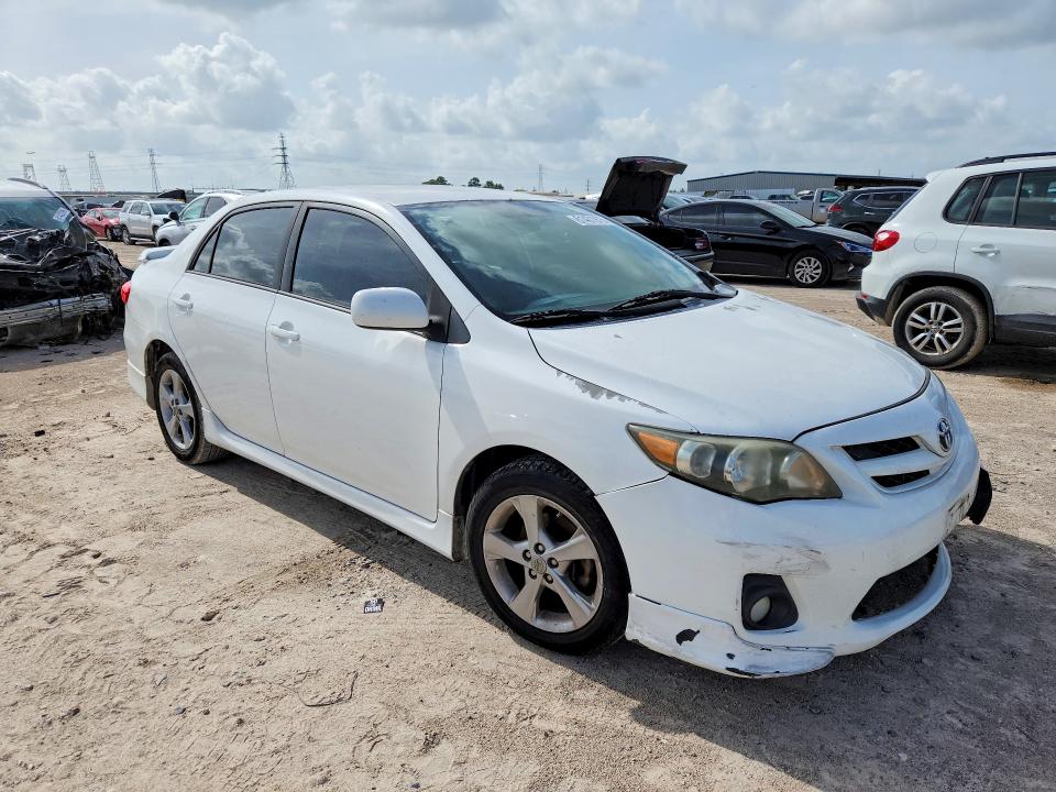 2012 Toyota Corolla VIN 5YFBU4EE8CP057078 COPART salvage auction — FRONT END, Tx - Salvage Vehicle Title, sold $825 on 2026-07-24 (photo 4)