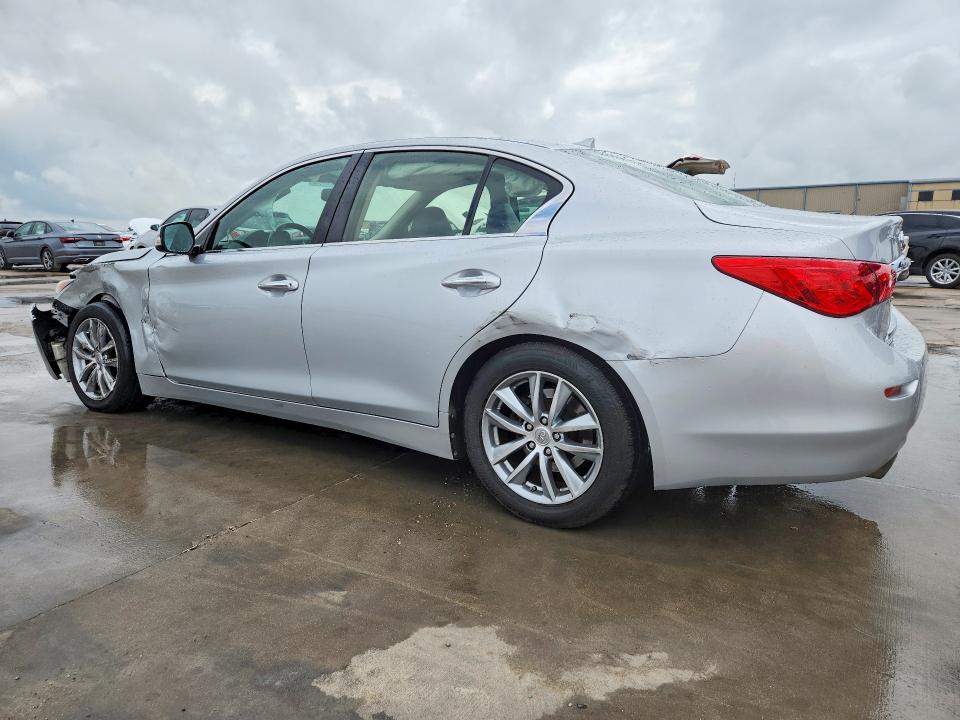 2016 Infiniti Q50 VIN JN1CV7AP4GM200873 COPART salvage auction — FRONT END, TX - SALVAGE VEHICLE TITLE (P), sold $475 on 2026-07-16 (photo 2)