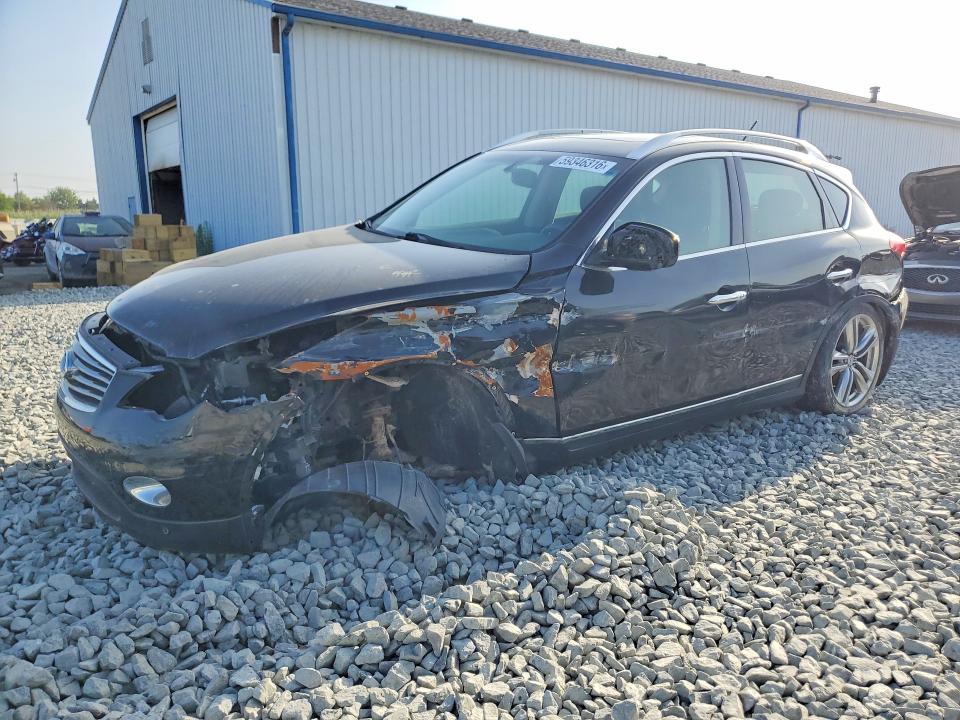 2012 Infiniti Ex VIN JN1AJ0HR7CM450037 — COPART salvage auction photo