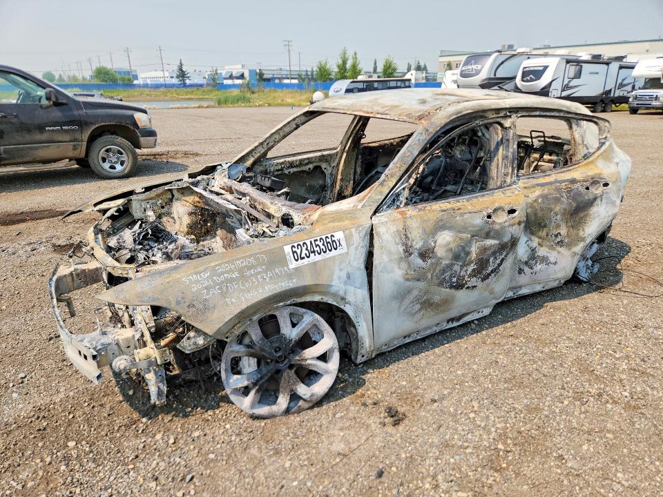 2024 Dodge Hornet VIN ZACPDFCW3R3A19792 COPART salvage auction — BURN, AB - BOS - NONREPAIRABLE, sold $175 on 2026-08-11 (photo 1)