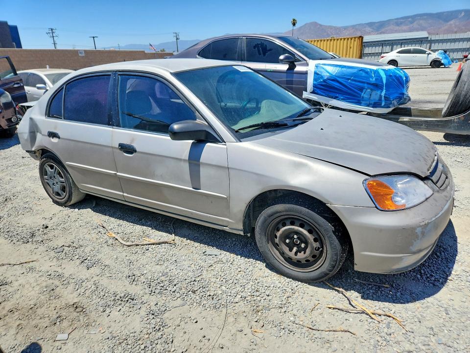 2001 Honda Civic VIN JHMES16561S003434 COPART salvage auction — REAR END, CA - SALVAGE CERTIFICATE, sold $200 on 2026-07-29 (photo 4)