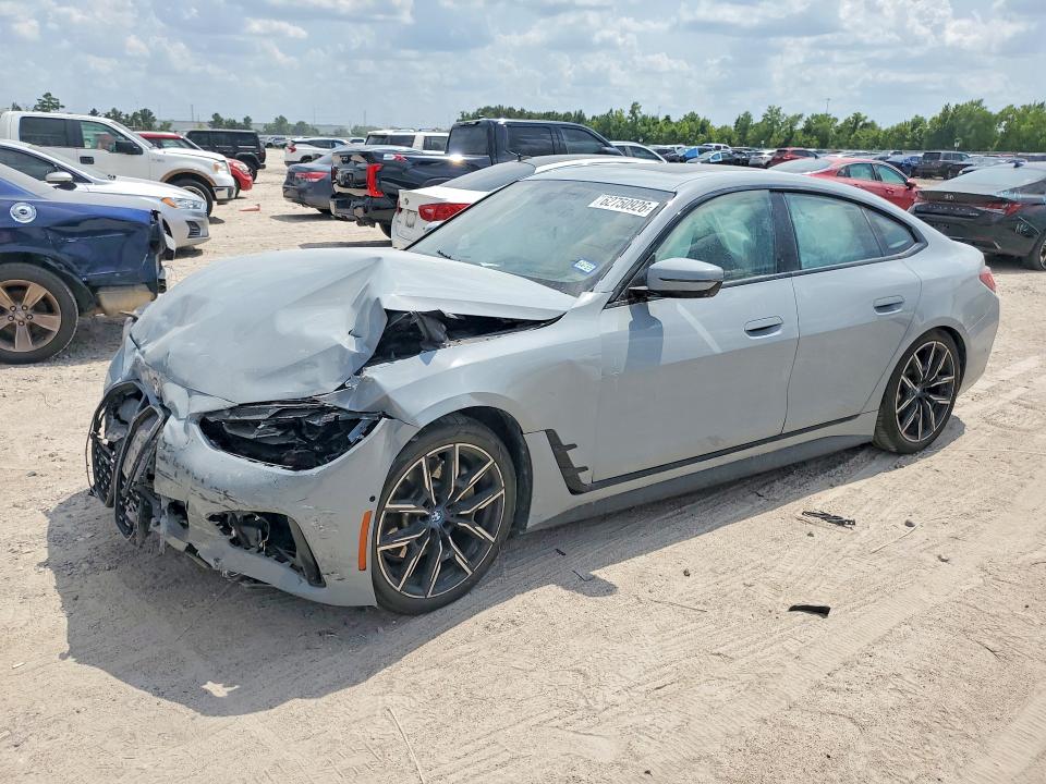 2024 BMW I4 VIN WBY43AW09RFS44955 — COPART salvage auction photo