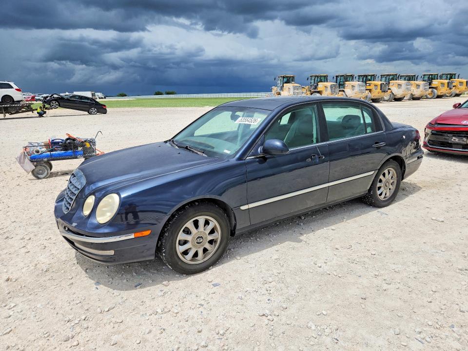 2005 Kia Amanti VIN KNALD124955057473 COPART salvage auction — FRONT END, Tx - Salvage Vehicle Title, sold $70 on 2026-07-23 (photo 1)