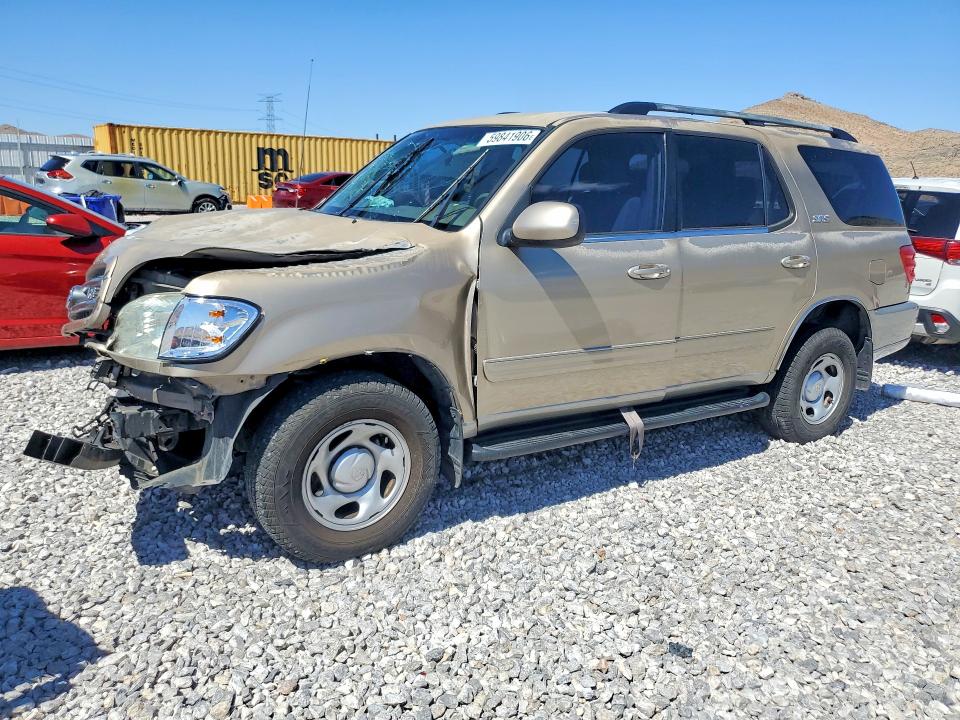 2004 Toyota Sequoia VIN 5TDZT34AX4S238234 COPART salvage auction — FRONT END, Nv - Salvage Title, sold $625 on 2026-07-22 (photo 1)