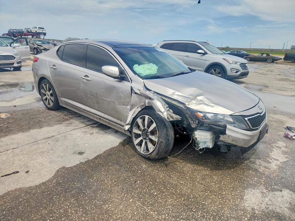2013 Kia Optima VIN 5XXGR4A67DG224949 COPART salvage auction — FRONT END, La - Cert Of Title-Salvage, sold $70 on 2026-07-29 (photo 4)
