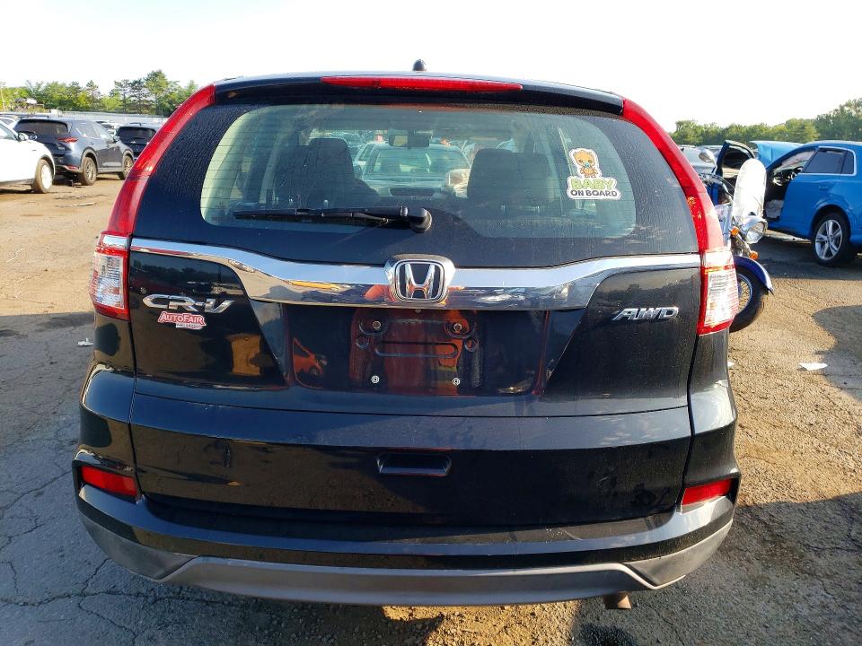 2016 Honda Cr-v VIN 5J6RM4H36GL003022 COPART salvage auction — FRONT END, Nh - Certificate Of Title, sold $3,100 on 2026-07-31 (photo 6)