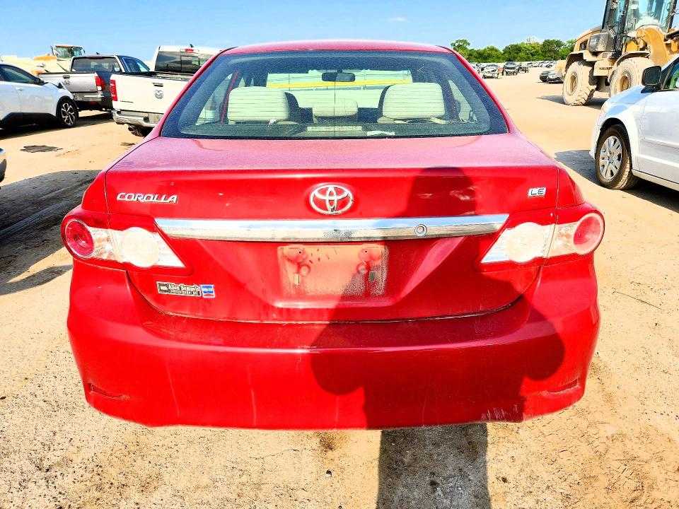 2013 Toyota Corolla VIN JTDBU4EE3DJ119556 COPART salvage auction — FRONT END, KS - CERT OF TITLE-SALVAGE, sold $175 on 2026-07-27 (photo 6)