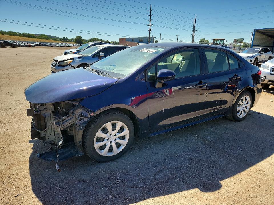 2021 Toyota Corolla VIN JTDEPMAE5MJ146185 COPART salvage auction — FRONT END, Co - Salvage Title, sold $4,800 on 2026-07-27 (photo 1)