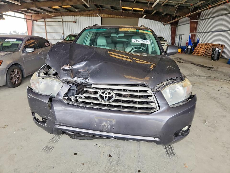 2010 Toyota Highlander VIN 5TDKK3EH9AS008793 COPART salvage auction — FRONT END, Ca - Salvage Certificate, sold $70 on 2026-07-30 (photo 5)