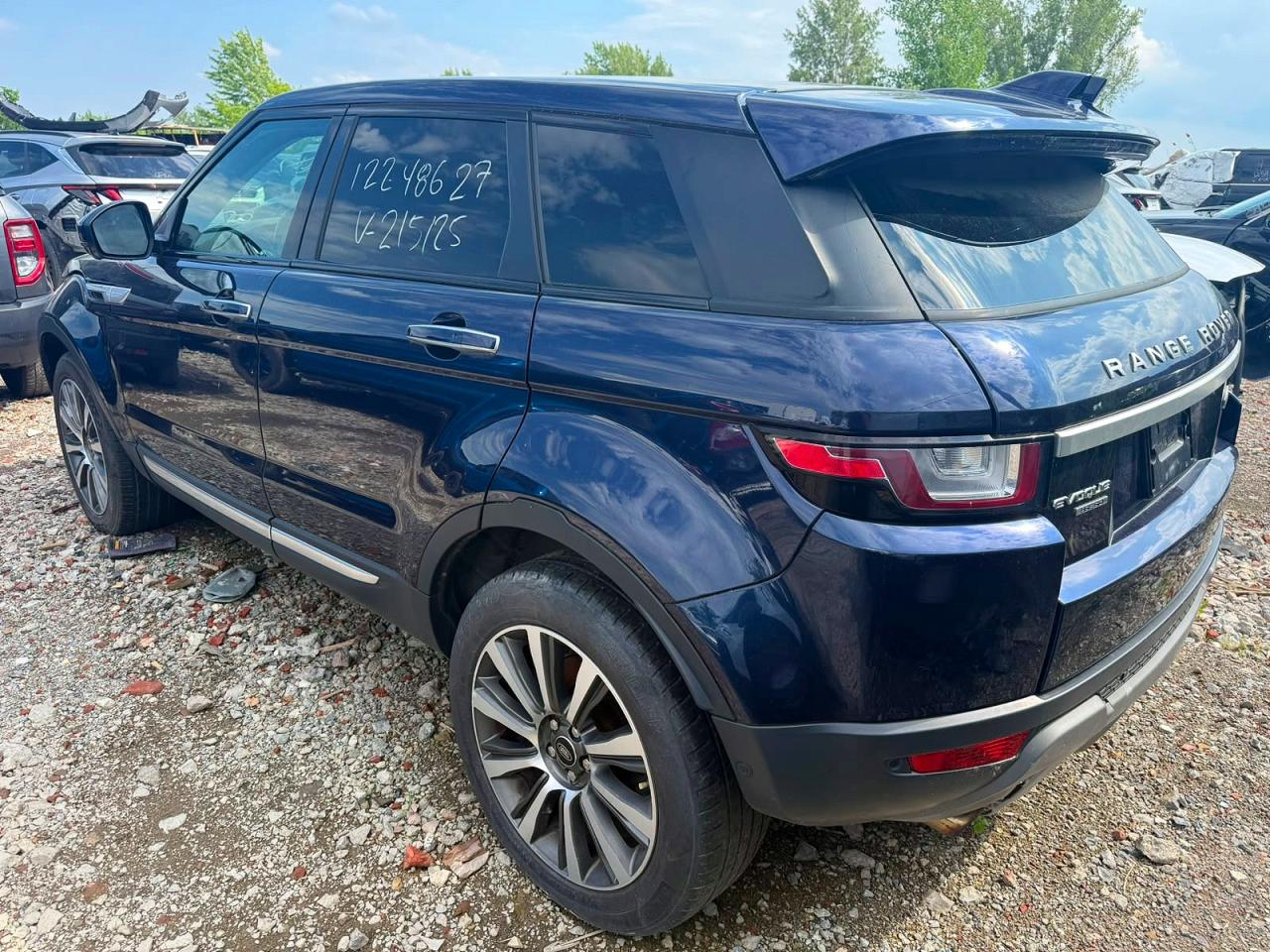 2017 Land Rover Range Rover Evoque VIN SALVR2BG9HH215125 COPART salvage auction — Front End, Ci - Salvage Title, sold $7,500 on 2026-08-18 (photo 3)
