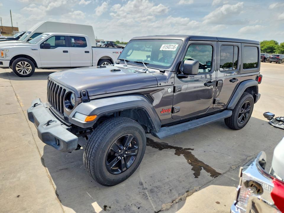 2020 Jeep Wrangler / VIN 1C4HJXDN2LW154273 — COPART salvage auction photo