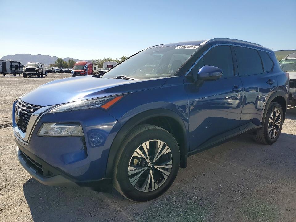 2021 Nissan Rogue VIN JN8AT3BB0MW230768 COPART salvage auction — MINOR DENT/SCRATCHES, NV - CERTIFICATE OF TITLE (P), sold $4,900 on 2026-07-28 (photo 1)