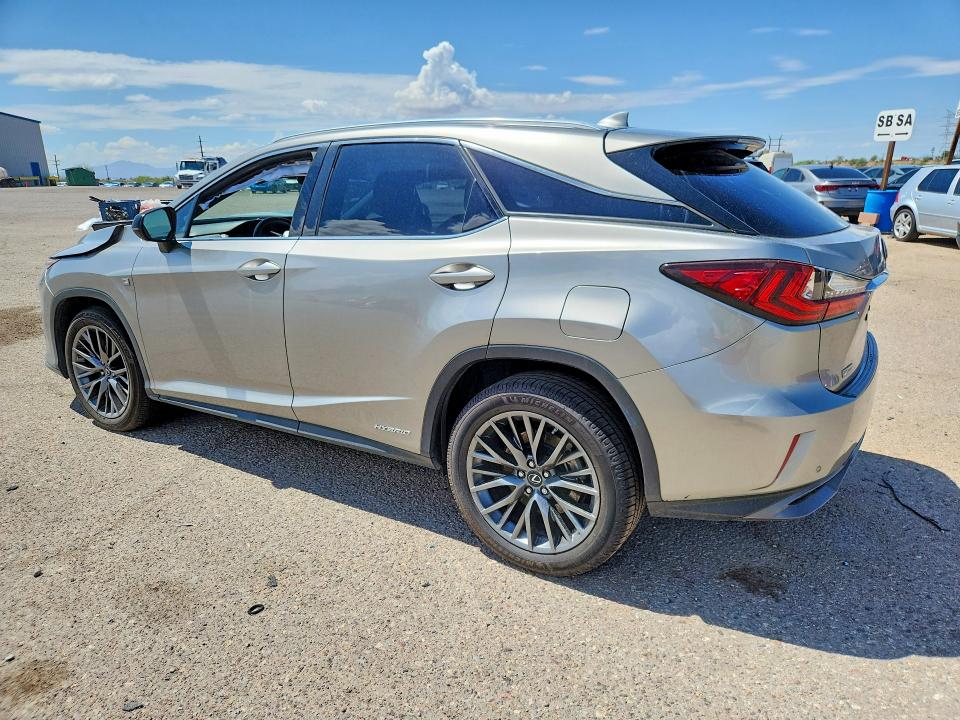 2019 Lexus Rx VIN 2T2BGMCA7KC039494 COPART salvage auction — FRONT END, Az - Cert Of Title - Salvage, sold $14,000 on 2026-07-31 (photo 2)