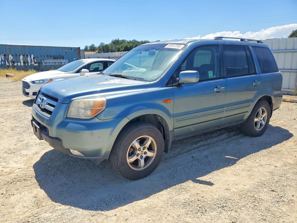 2007 Honda Pilot VIN 5FNYF28427B008293 COPART salvage auction — BURN, Ca - Dis/Dlr/Exp Only Clean Title, sold $675 on 2026-07-31 (photo 1)
