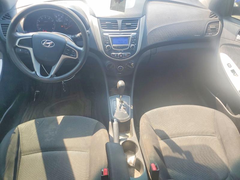 2013 Hyundai Accent VIN KMHCT5AE9DU092926 COPART salvage auction — REAR END, Oh - Cert Of Title-Salvage, sold $500 on 2026-07-22 (photo 8)