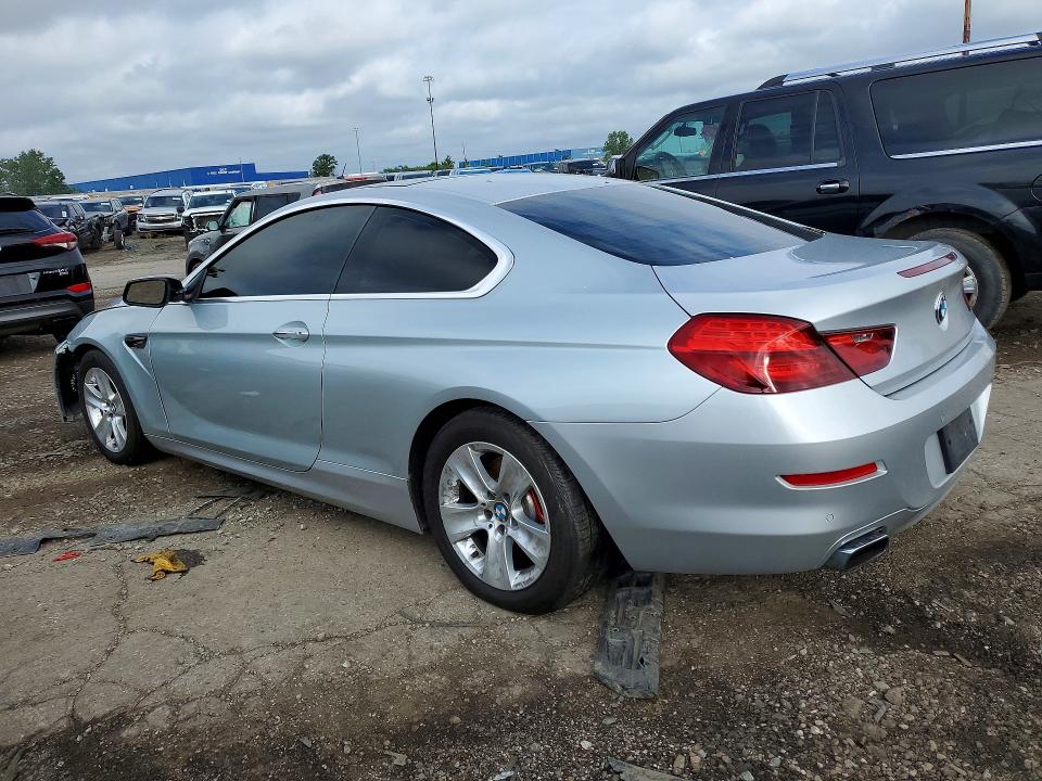 2012 BMW 6er VIN WBALX5C58CC894102 COPART salvage auction — WATER/FLOOD, Mi - Cert Of Title-Flood Vehicle, sold $750 on 2026-07-31 (photo 2)