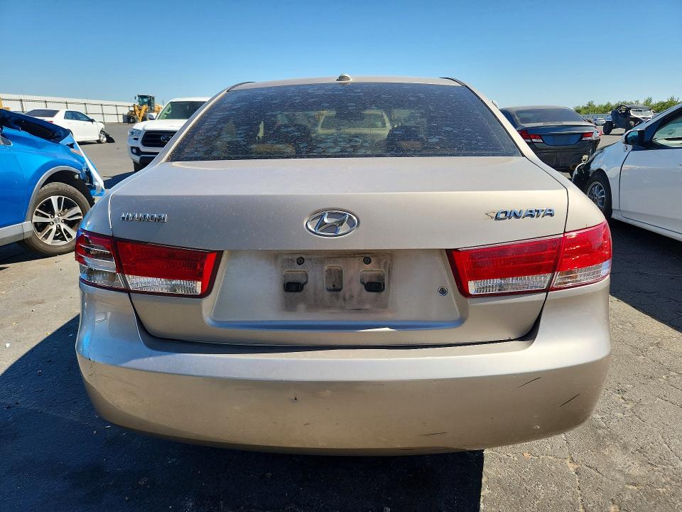 2007 Hyundai Sonata VIN 5NPET46C17H254576 COPART salvage auction — REAR END, CA - SALVAGE CERTIFICATE, sold $325 on 2026-07-23 (photo 6)