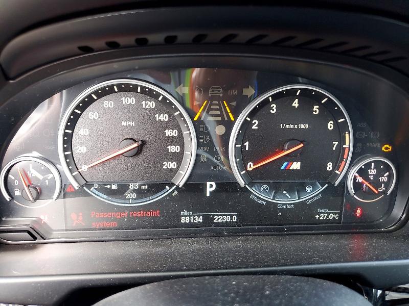 2016 BMW X5 VIN 5YMKT6C58G0R77866 COPART salvage auction — MECHANICAL, Pa - Certificate Of Salvage, sold $6,400 on 2026-07-24 (photo 9)