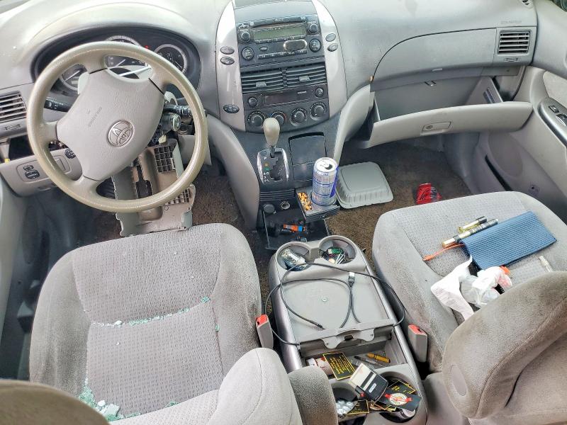 2010 Toyota Sienna VIN 5TDKK4CCXAS316553 COPART salvage auction — REAR END, CA - SALVAGE CERTIFICATE, sold $15 on 2026-07-28 (photo 8)