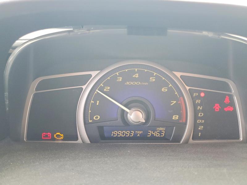 2006 Honda Civic VIN JHMFA16836S007062 COPART salvage auction — FRONT END, CA - SALVAGE CERTIFICATE, sold $500 on 2026-07-31 (photo 9)