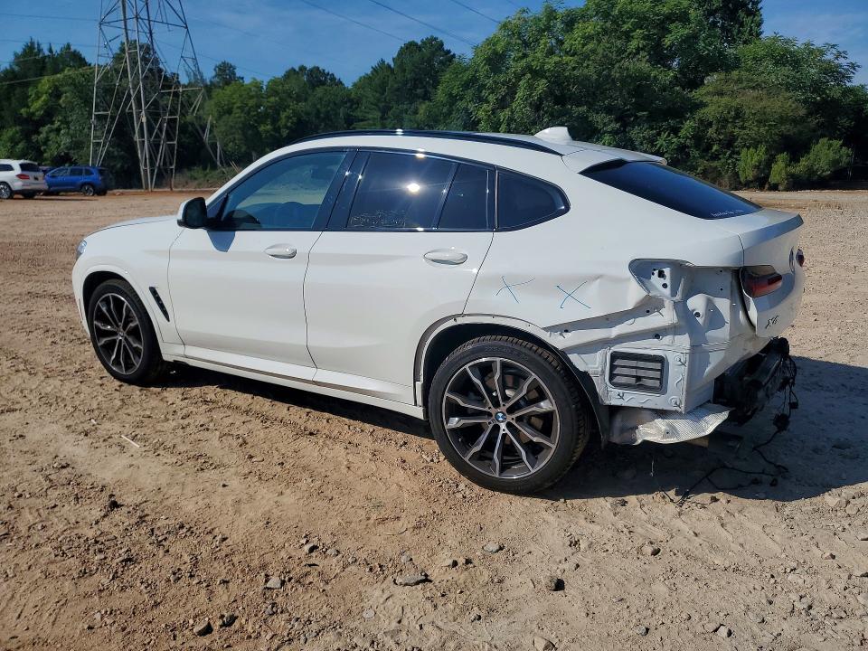 2021 BMW X4 VIN 5UX2V1C08M9H97399 COPART salvage auction — REAR END, Nc - Salvage Certificate Of Title, sold $16,000 on 2026-08-24 (photo 2)