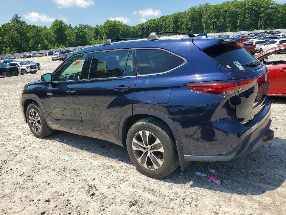 2020 Toyota Highlander VIN 5TDGBRCH8LS502724 COPART salvage auction — REAR END, Ma - Cert Of Title-Salvage, sold $5,000 on 2026-07-29 (photo 2)