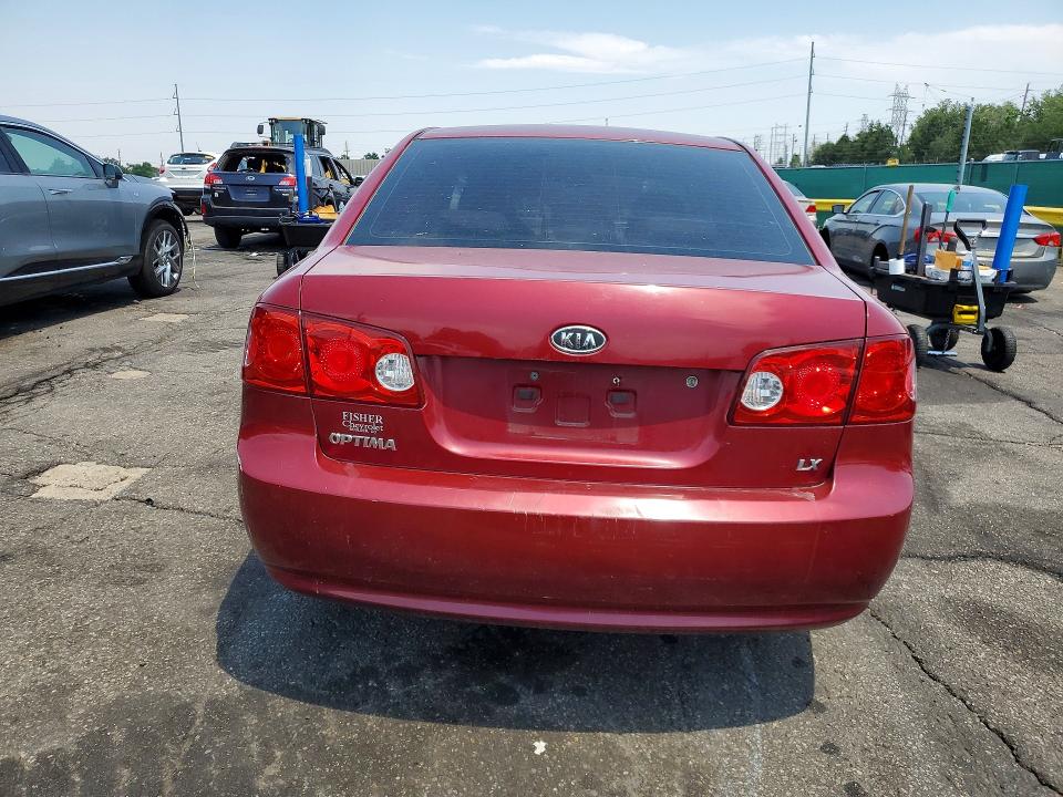 2007 Kia Optima VIN KNAGE123875137596 COPART salvage auction — SIDE, CO - PUBLIC - SALVAGE TITLE (P), sold $475 on 2026-07-14 (photo 6)