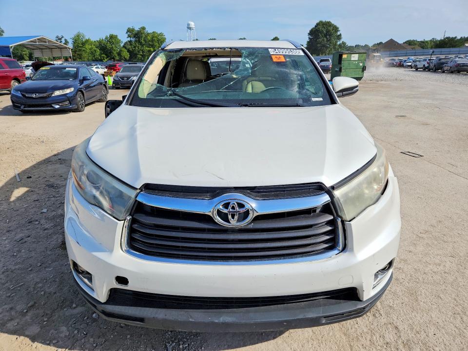 2016 Toyota Highlander VIN 5TDYKRFH1GS180207 COPART salvage auction — SIDE, MS - CERTIFICATE OF TITLE, sold $20 on 2026-07-30 (photo 5)