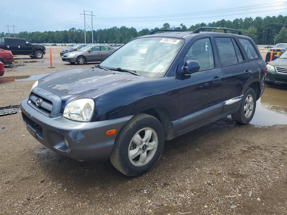 2005 Hyundai Santa fe VIN KM8SC13D75U875267 COPART salvage auction — SIDE, LA - CERT OF TITLE-SALVAGE (P), sold $225 on 2026-07-21 (photo 1)