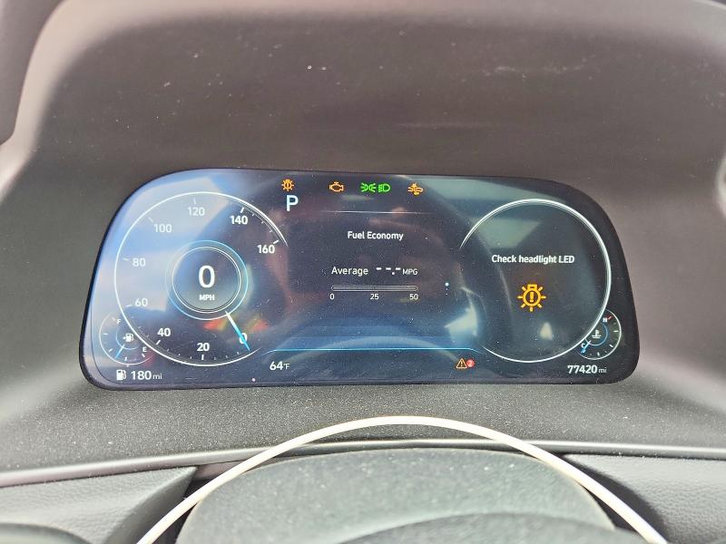 2020 Hyundai Sonata VIN 5NPEH4J2XLH052863 COPART salvage auction — FRONT END, Wa - Bill Of Sale, sold $2,350 on 2026-07-17 (photo 9)